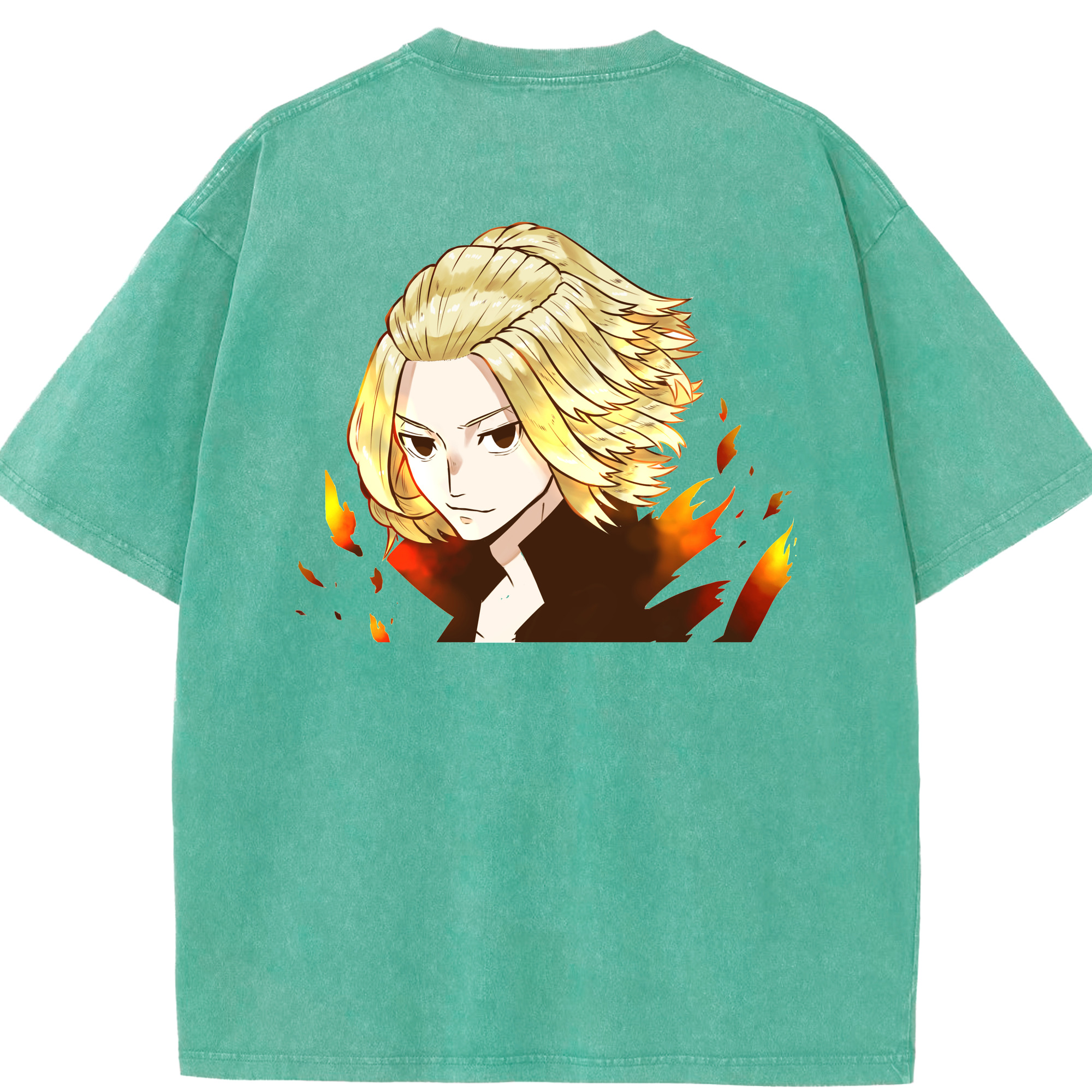 （画像用） 東京リベンジャーズ Tokyo Revengers 綿100% ヴィンテージ風 半袖Tシャツ（背面プリント）